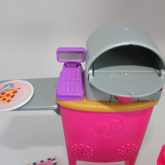 Mattel 2009 Barbie I Can Be A Pizza Chef Counter Accessories Oven 12 piece - Picture 2 of 10